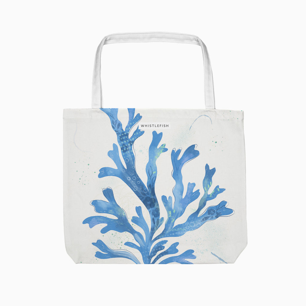 Tote Bag-WTB66 - Seagrass Seaweed Tote Bag-Whistlefish
