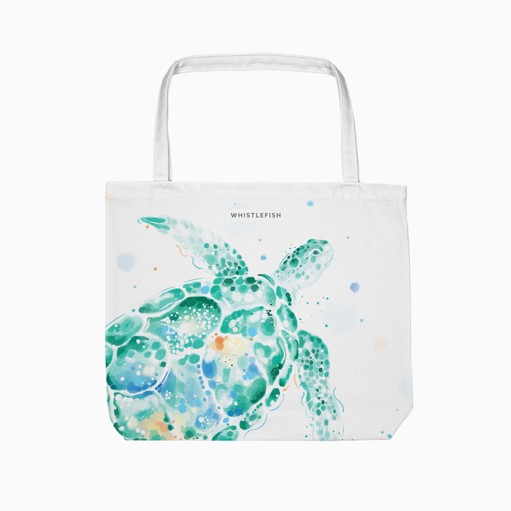 Tote Bag-WTB99 - Turtle Tote Bag-Whistlefish