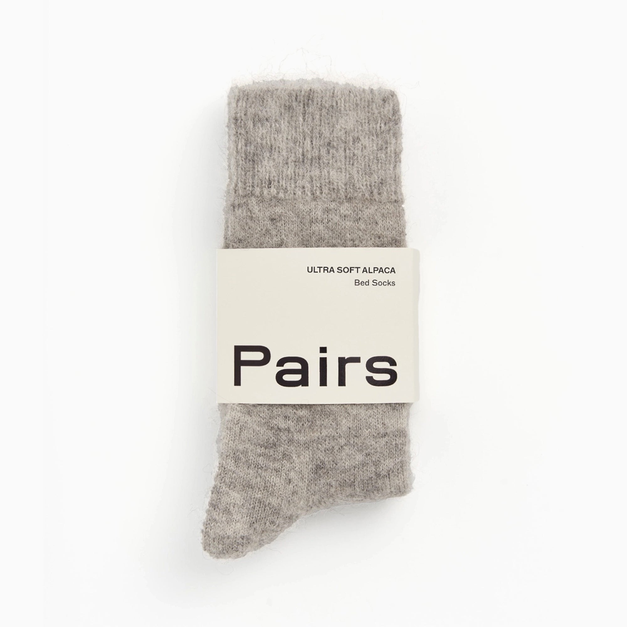 Socks-USALBEDGRYM - Correct Grey Medium Alpaca Socks-Pairs Socks