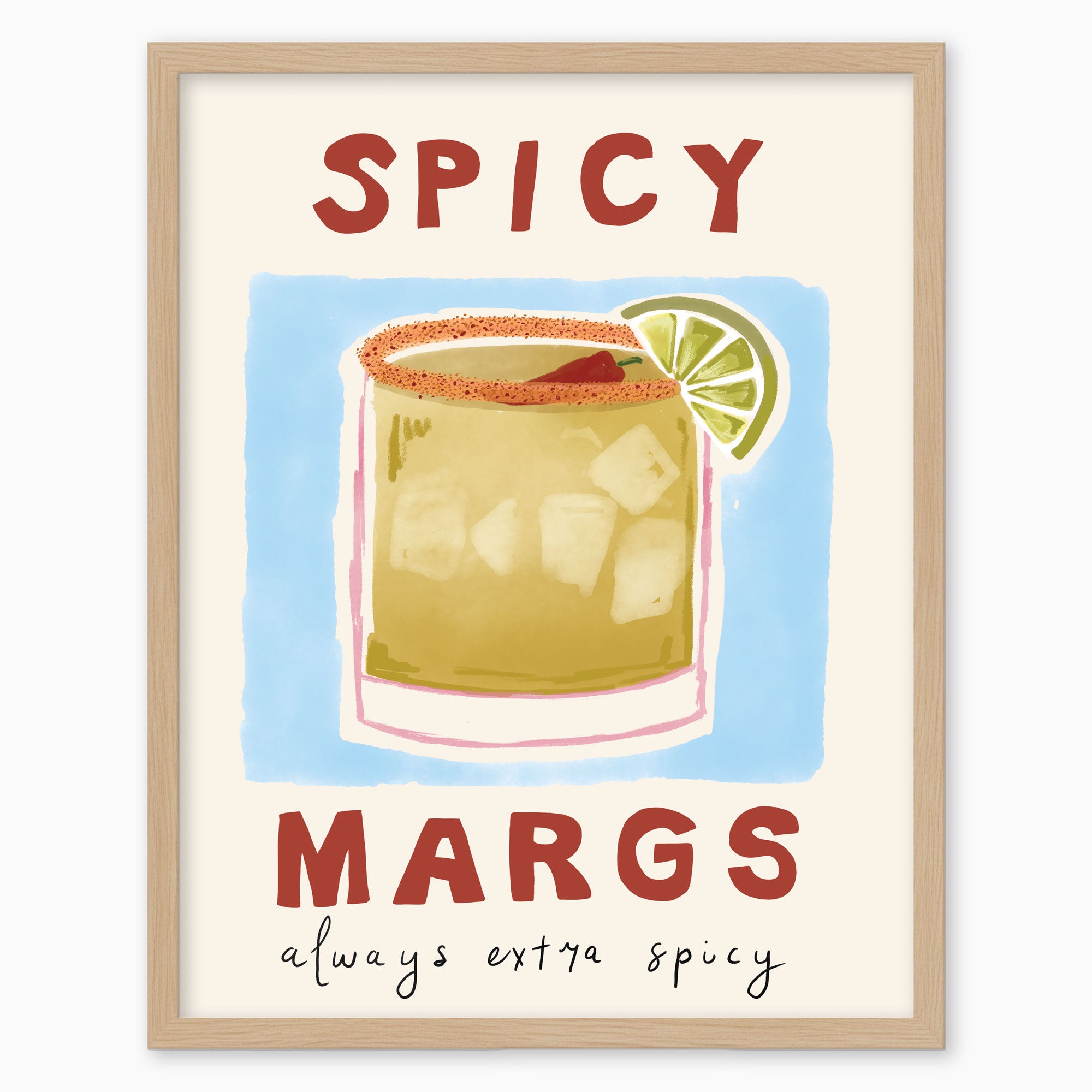 WF1401F - Spicy Margs Framed Print