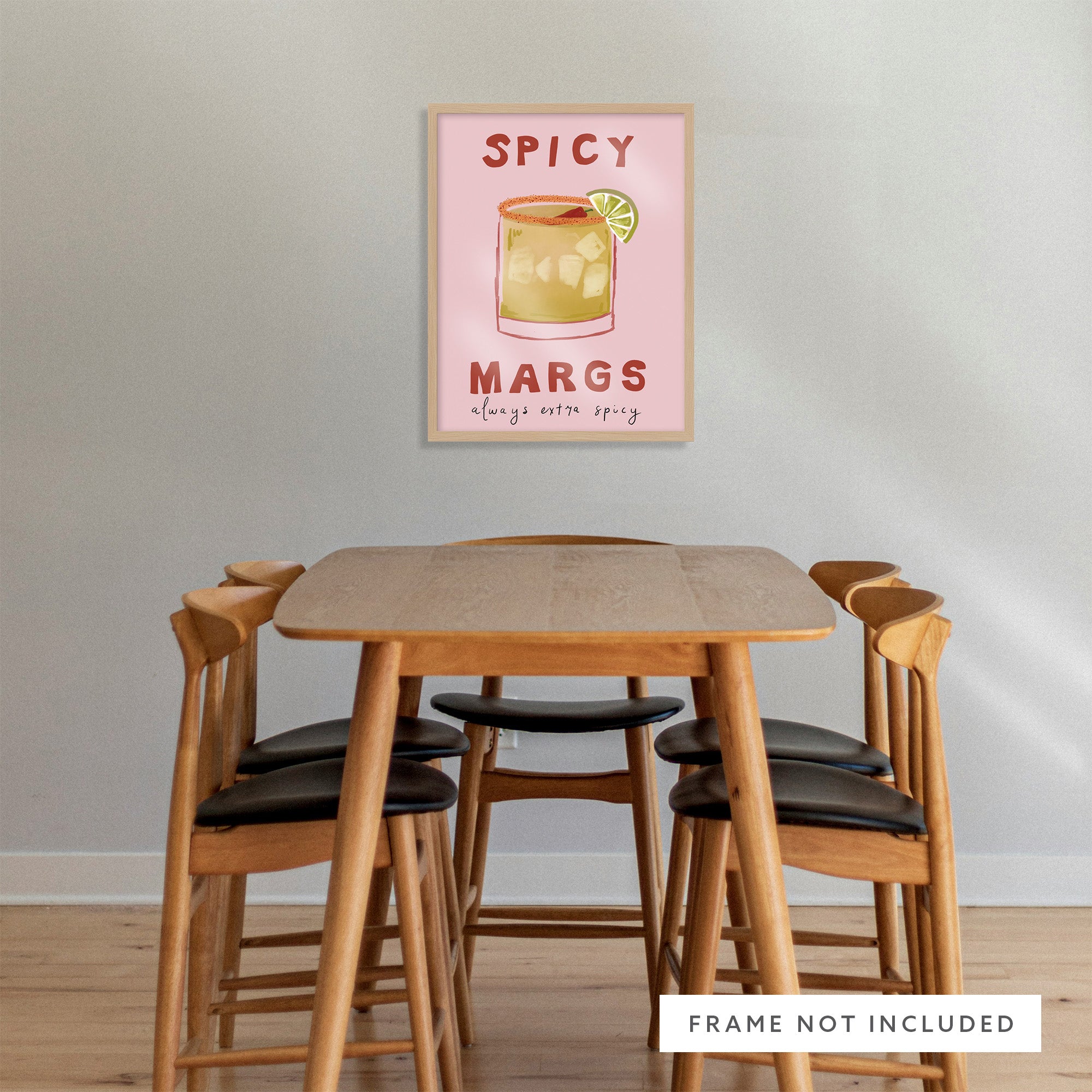 WF1402P - Pink Margs Art Print