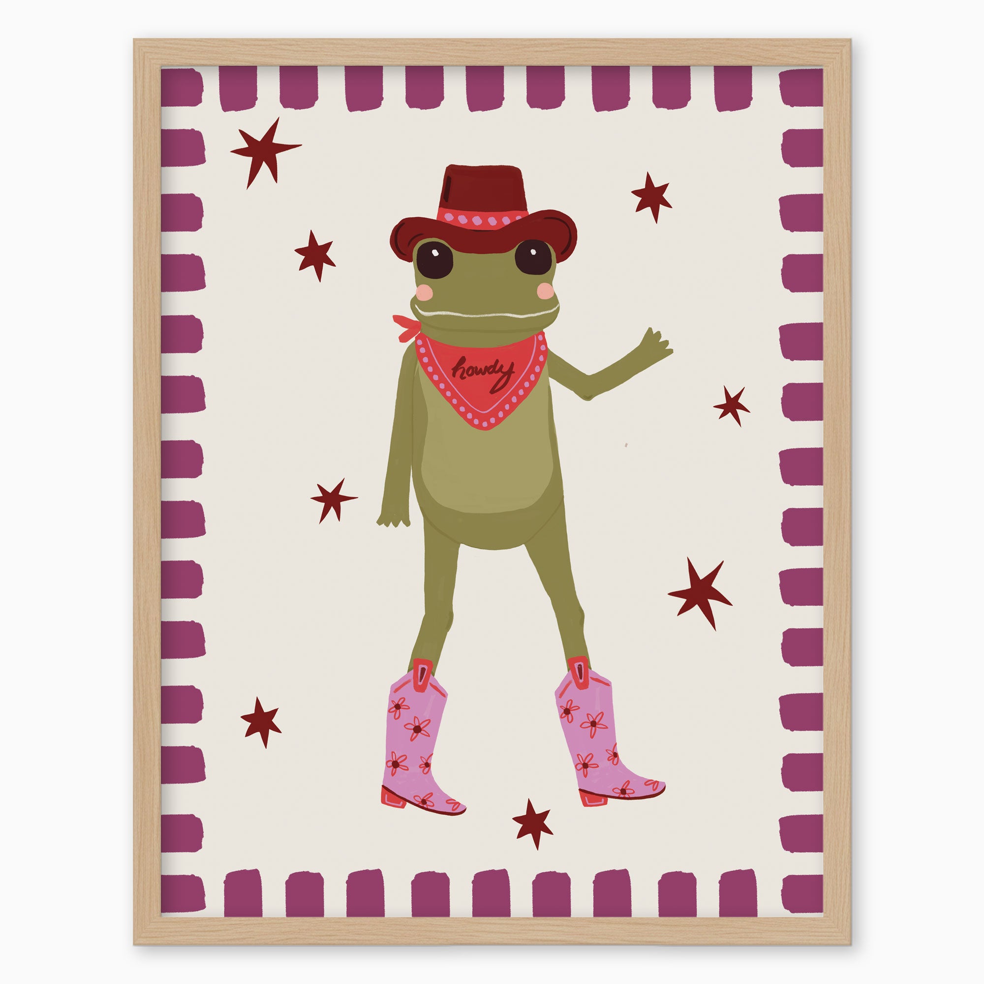 WF1420F - Howdy Partner Framed Print