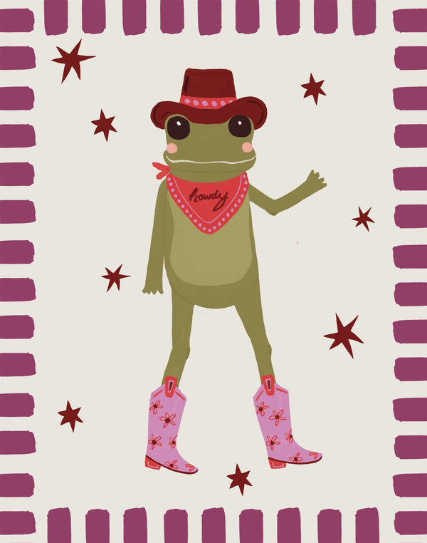 WF1420P - Howdy Partner Art Print