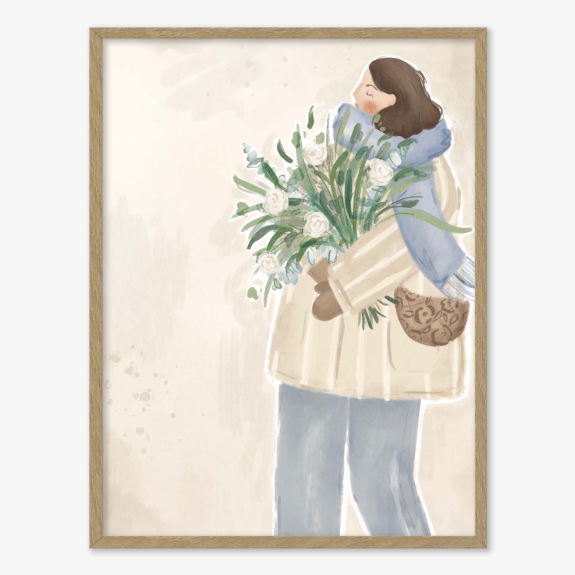 WF1424FL - Winter Warmth Large Framed Print