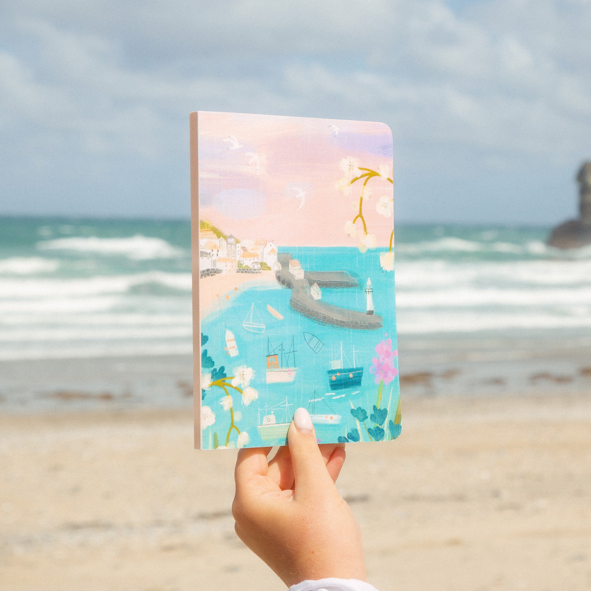 St Ives Spring Light Bound Notebook - Whistlefish