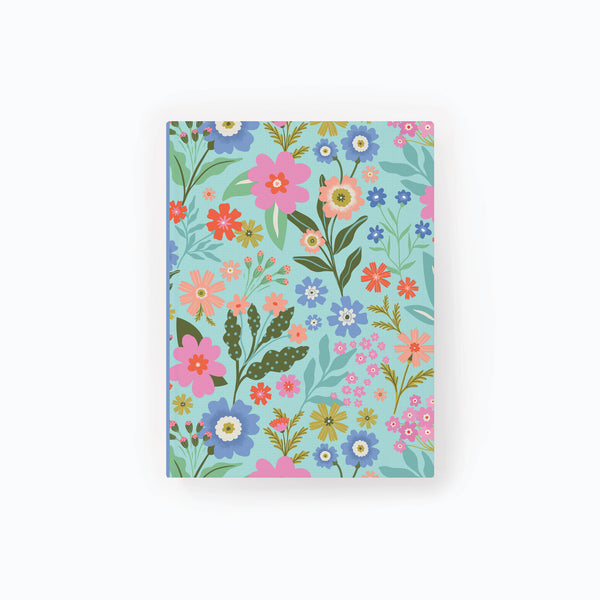 WNB73 - Botanic Bloom Blue Notebook