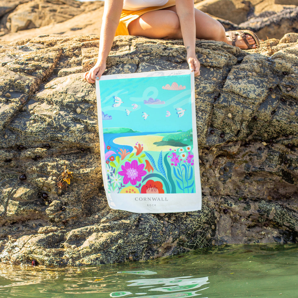Tea Towel-WTT138 - Rock Brights Tea Towel-Whistlefish