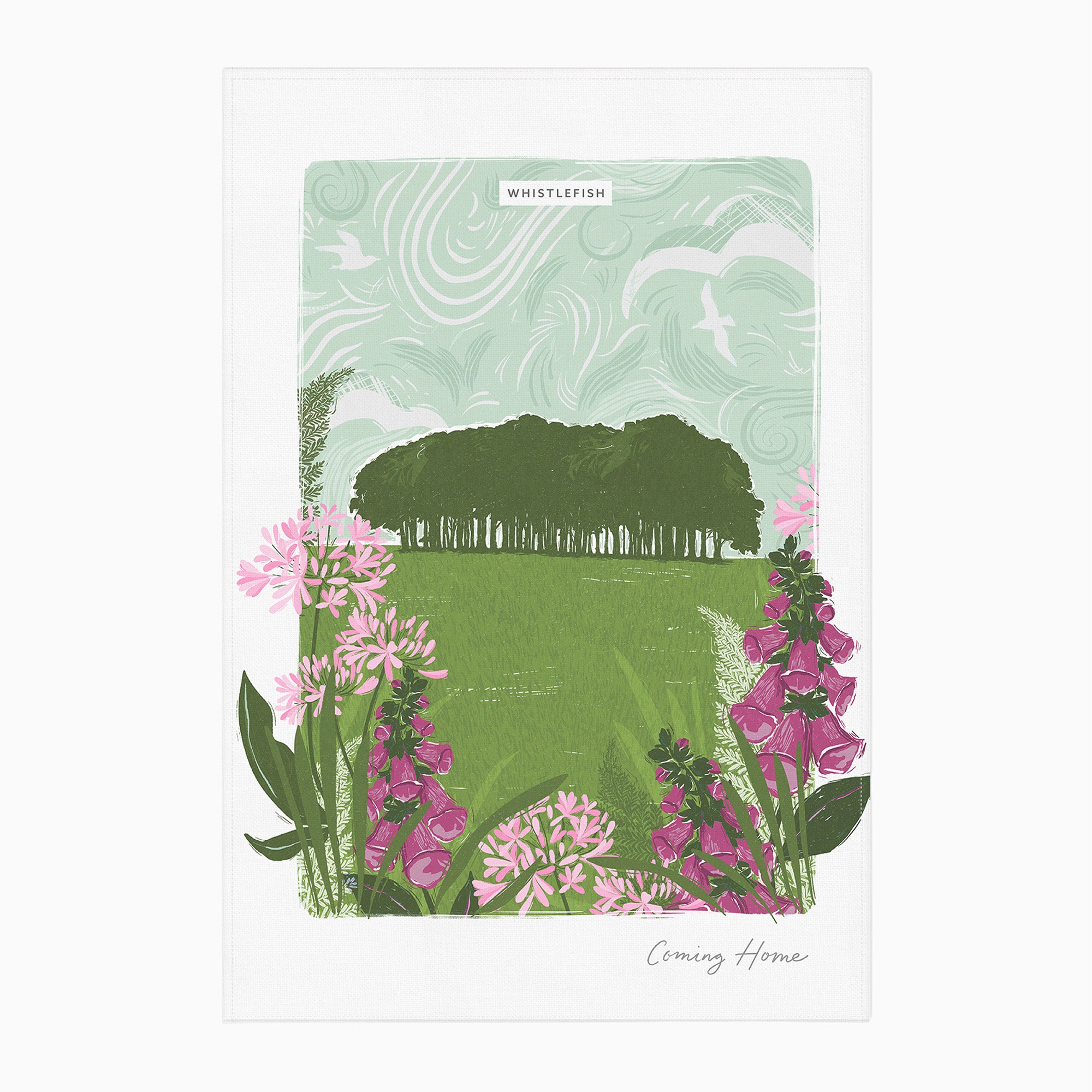 WTT311 - Coming Home Tea Towel