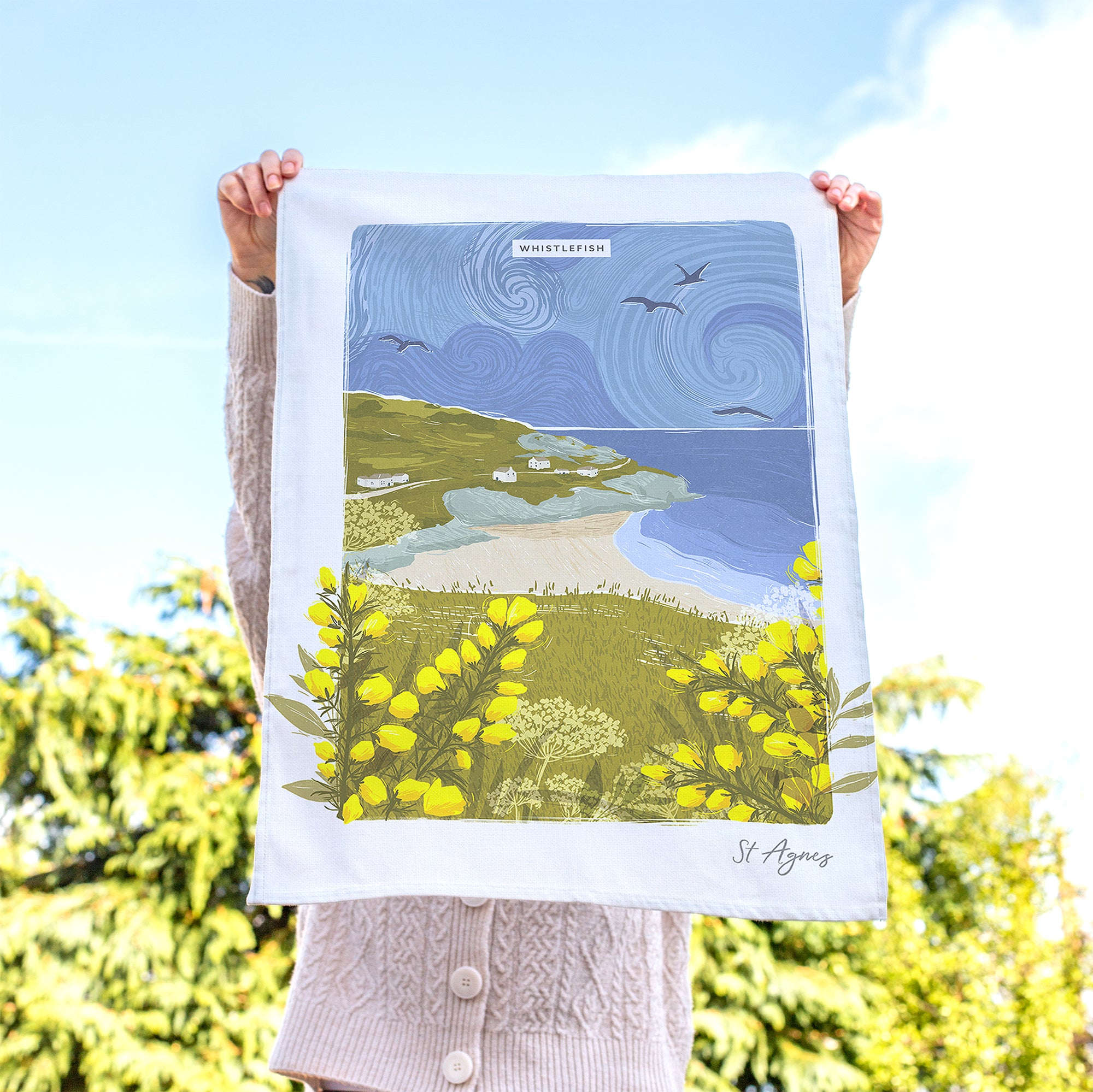 WTT322 - St Agnes Tea Towel