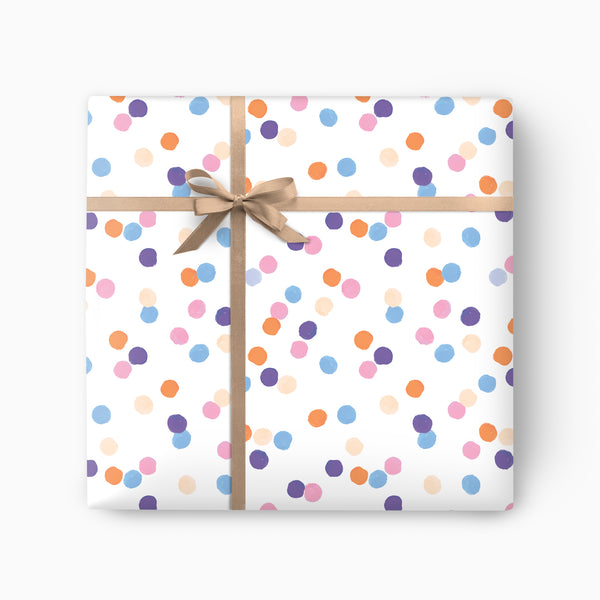 Wrapping Paper-GWP106 - Pastel Spots Wrapping Paper-Whistlefish