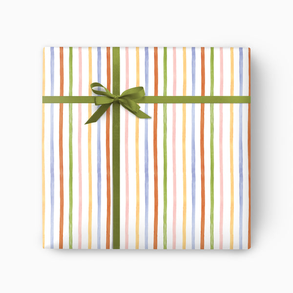 Wrapping Paper-GWP109 - Pastel Stripes Wrapping Paper-Whistlefish