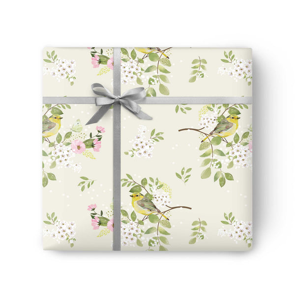 Wrapping Paper - GWP11 - Hedgerow Floral Wrapping Paper - Hedgerow Floral Wrapping Paper - Whistlefish