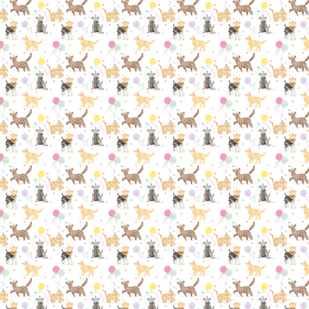 Wrapping Paper-GWP120 - Scruffy The Pup & Friends Wrapping Paper-Whistlefish