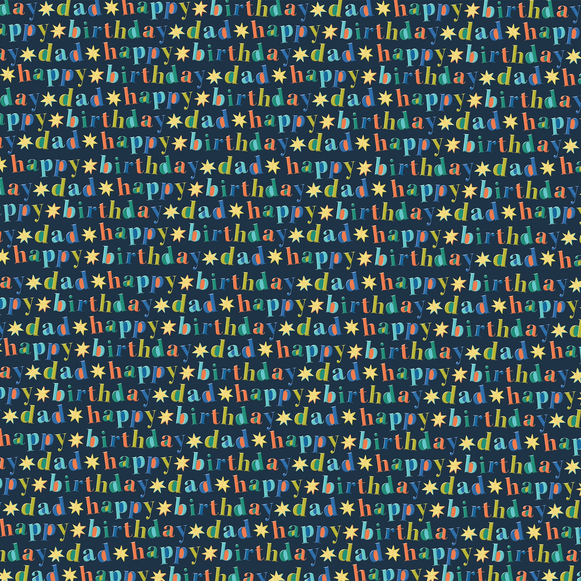 Wrapping Paper-GWP122 - Happy Birthday Dad Wrapping Paper-Whistlefish