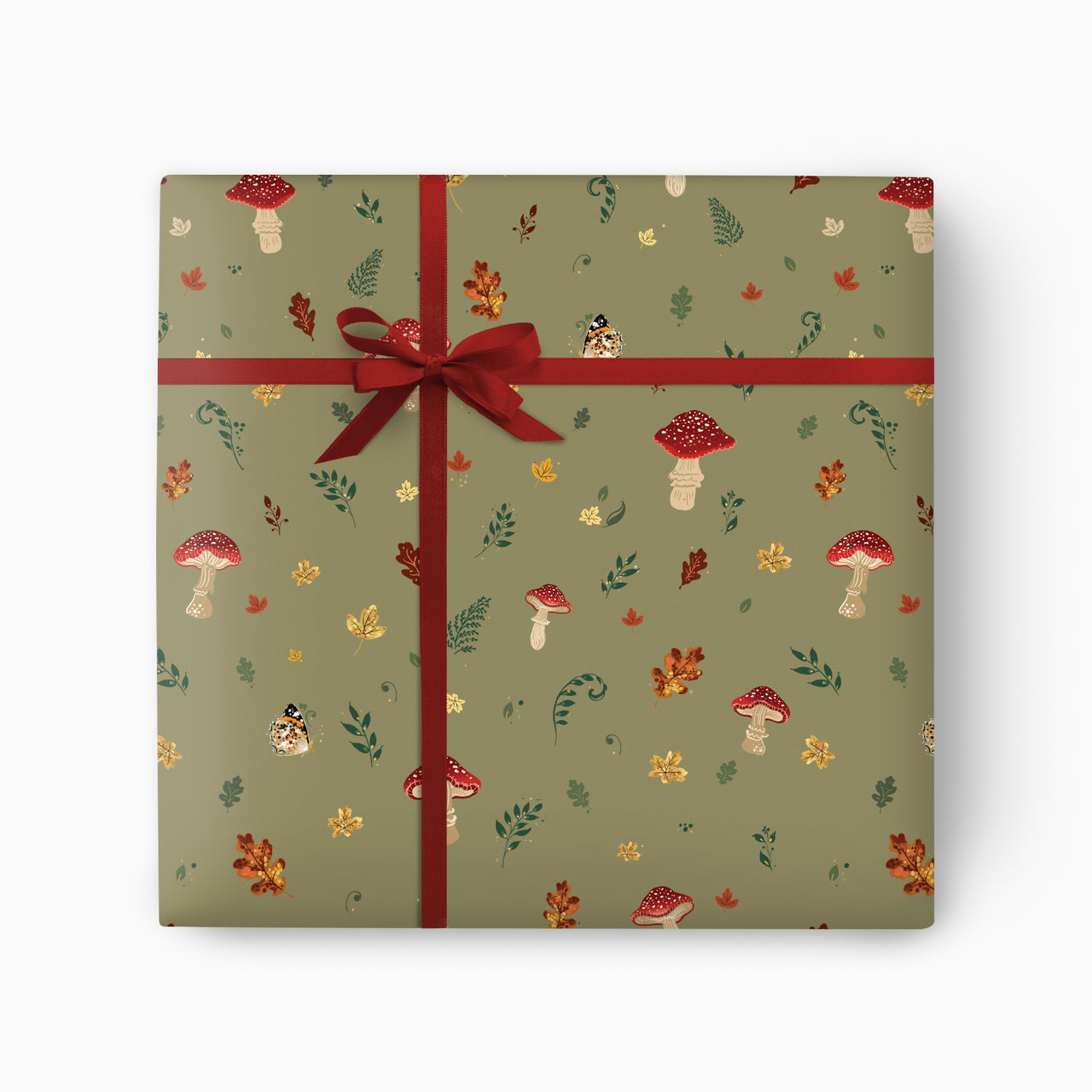 Wrapping Paper-GWP135 - Wild Mushrooms Wrapping Paper-Whistlefish