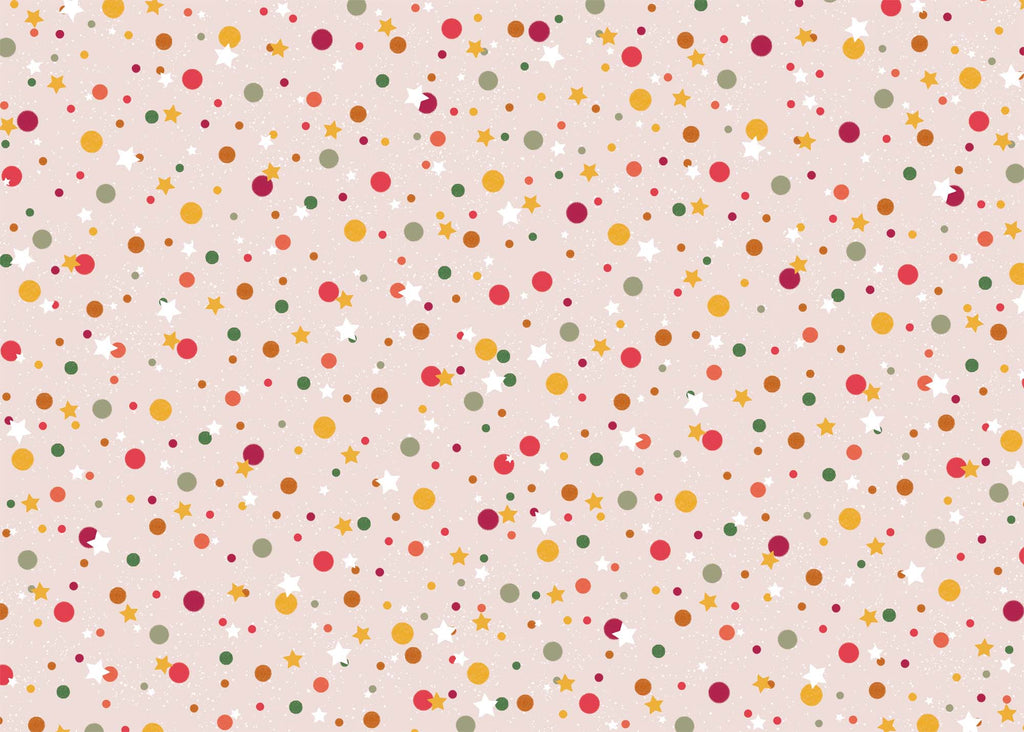 Wrapping Paper - GWP22 - Dots And Stars Wrapping Paper - Dots And Stars Wrapping Paper - Whistlefish