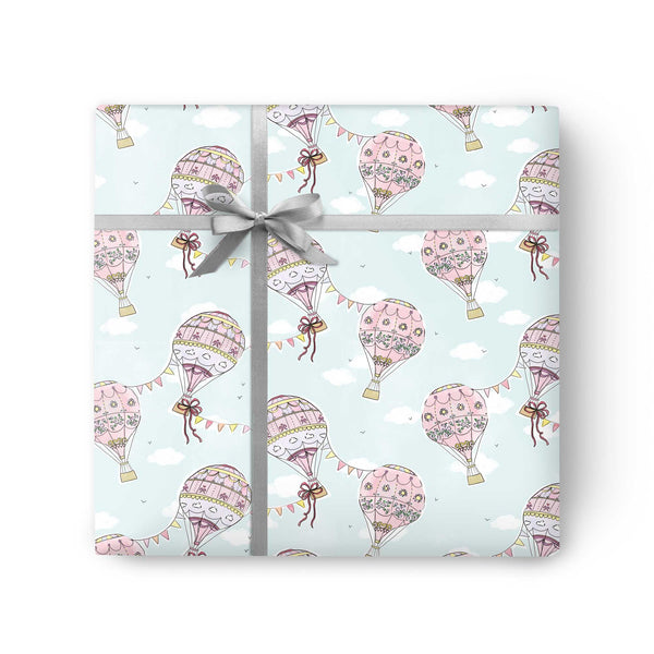 Wrapping Paper - GWP24 - Hot-Air Balloon Wrapping Paper - Hot Air Balloons Wrapping Paper - Whistlefish