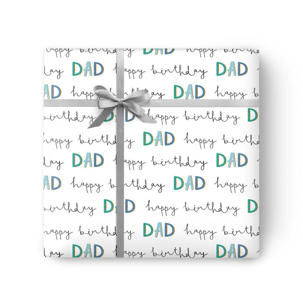 Wrapping Paper - GWP30 - Birthday Dad Wrapping Paper - Birthday Dad Wrapping Paper - Whistlefish