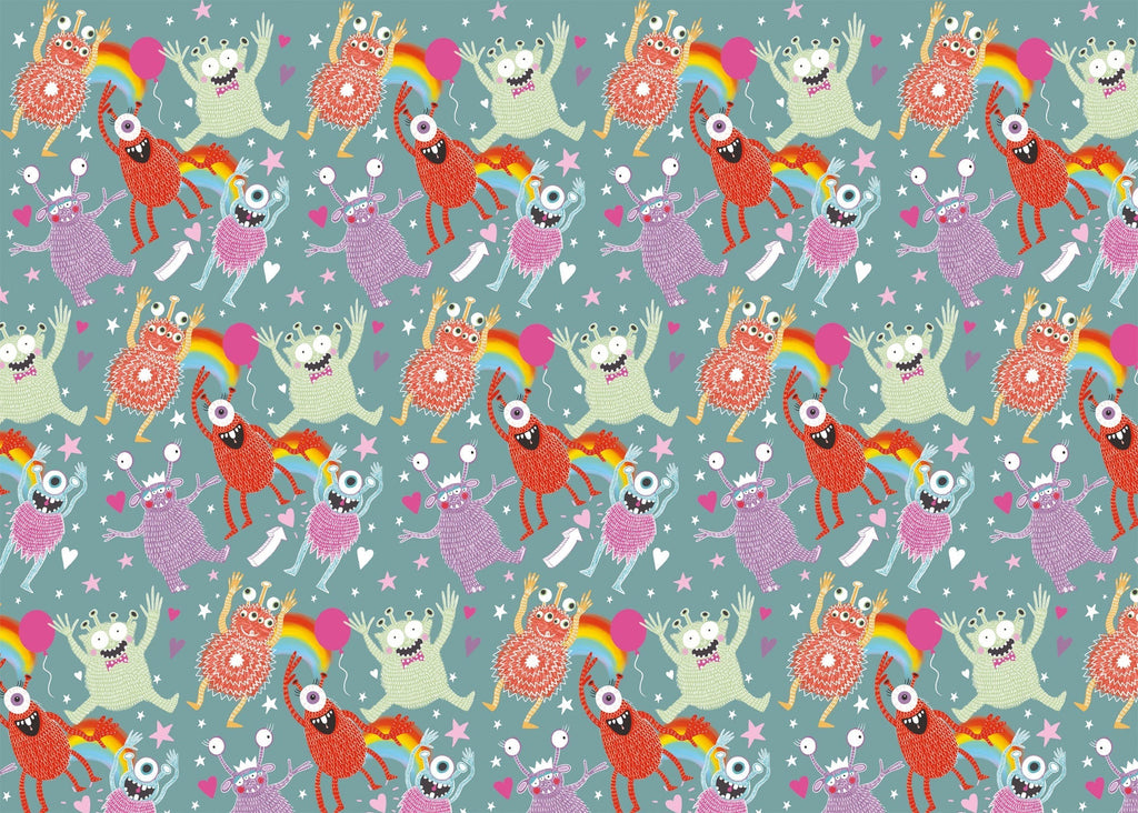 Wrapping Paper - GWP36 - Monster Wrapping Paper - Monster Wrapping Paper - Whistlefish