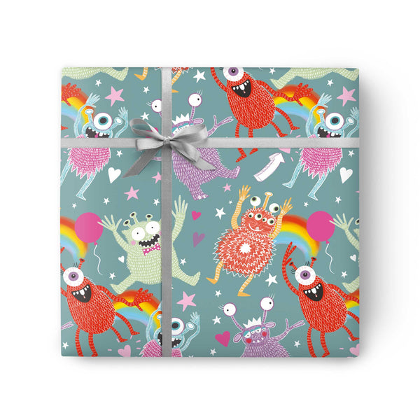 Wrapping Paper - GWP36 - Monster Wrapping Paper - Monster Wrapping Paper - Whistlefish
