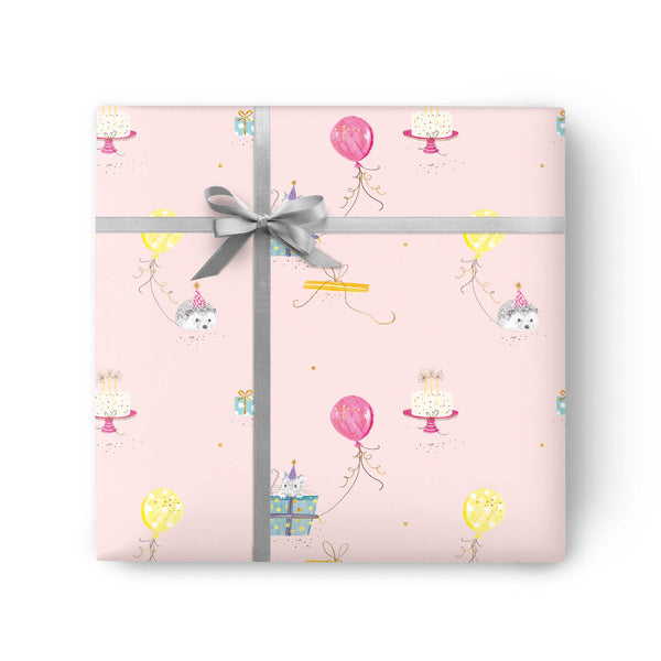 Wrapping Paper - GWP37 - Hedgehog & Mouse Wrapping Paper - Hedgehog & Mouse Wrapping Paper - Whistlefish