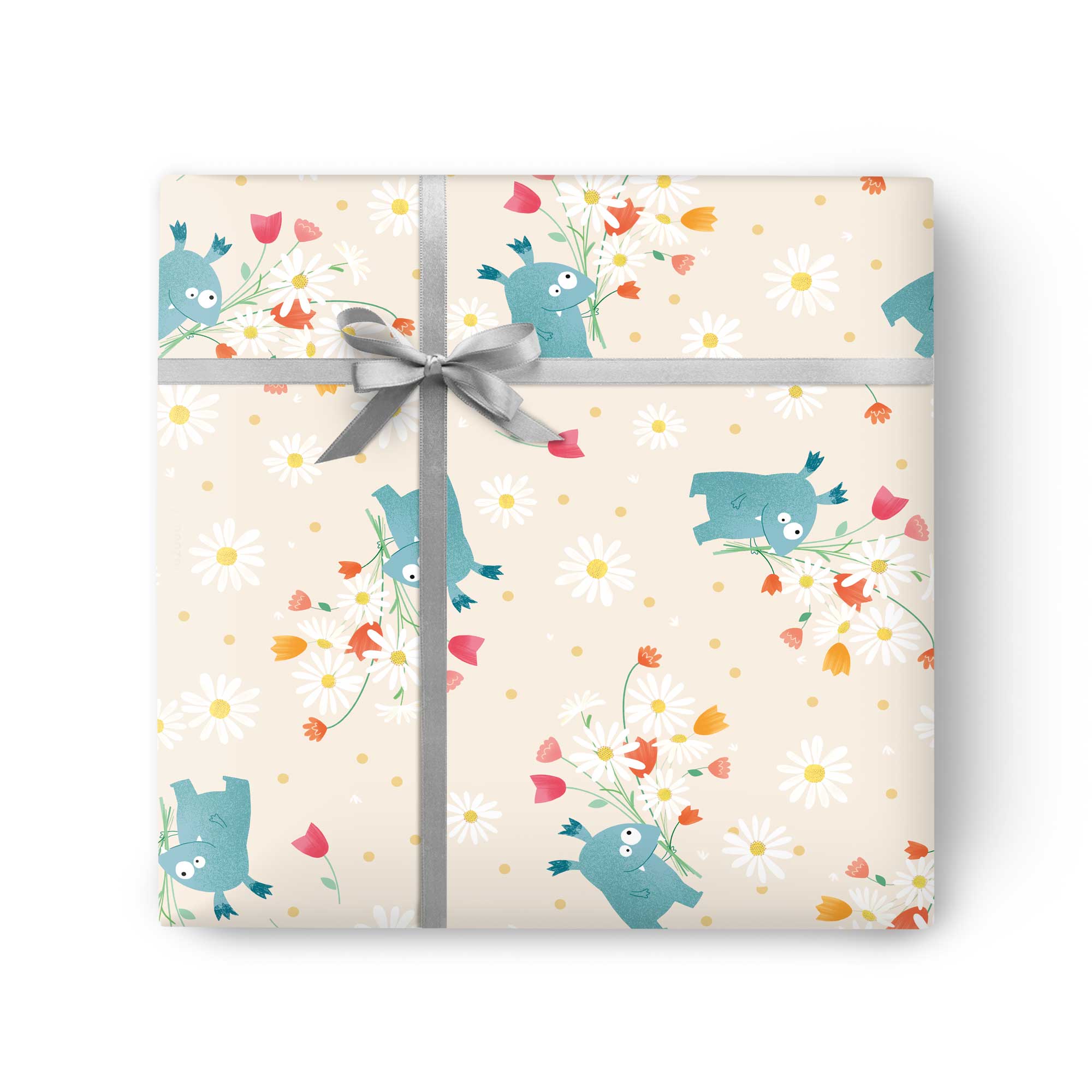 Wrapping Paper - GWP42 - Little Monster Wrapping Paper - Little Monster Wrapping Paper - Whistlefish