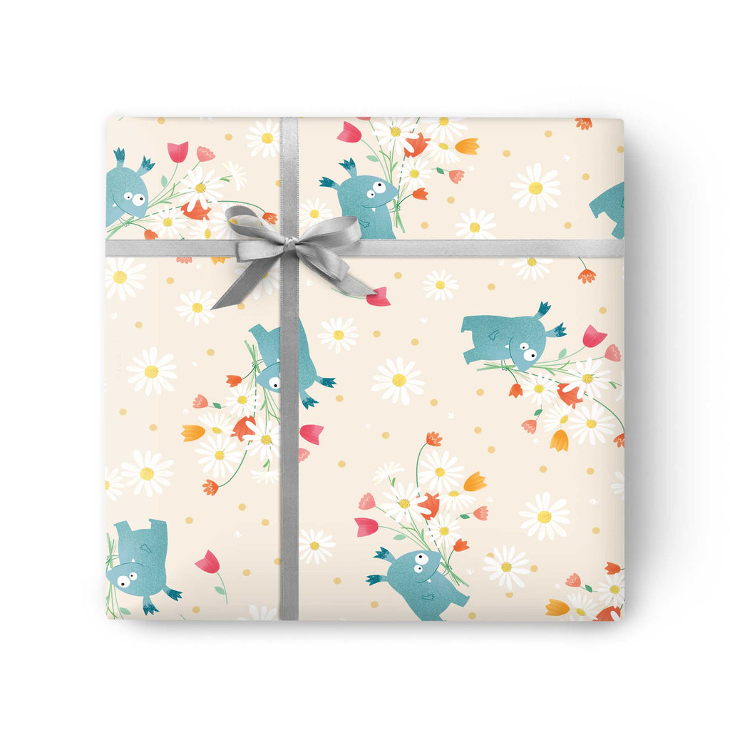 Wrapping Paper - GWP42 - Little Monster Wrapping Paper - Little Monster Wrapping Paper - Whistlefish