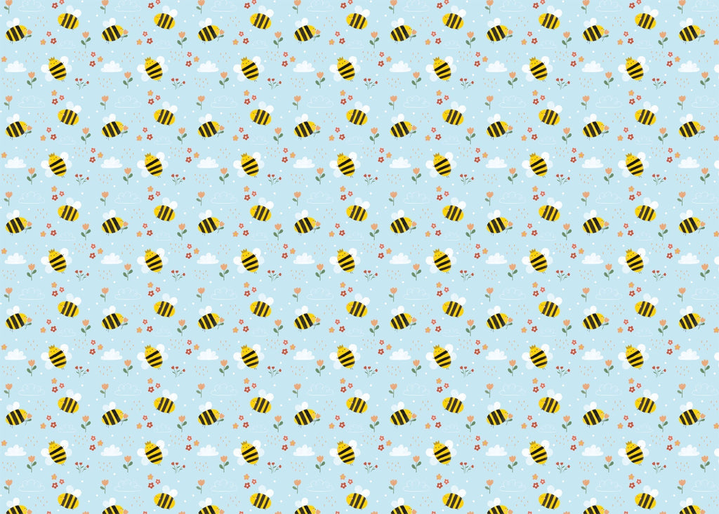Wrapping Paper - GWP50 - Bubble Bee Wrapping Paper - Bubble Bee Wrapping Paper - Whistlefish