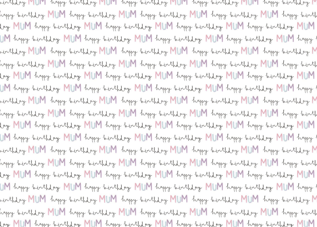 Wrapping Paper - GWP53 - Mum Birthday Wrapping Paper - Mum Birthday Wrapping Paper - Whistlefish
