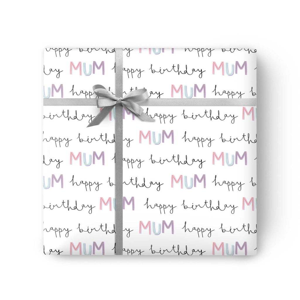 Wrapping Paper - GWP53 - Mum Birthday Wrapping Paper - Mum Birthday Wrapping Paper - Whistlefish