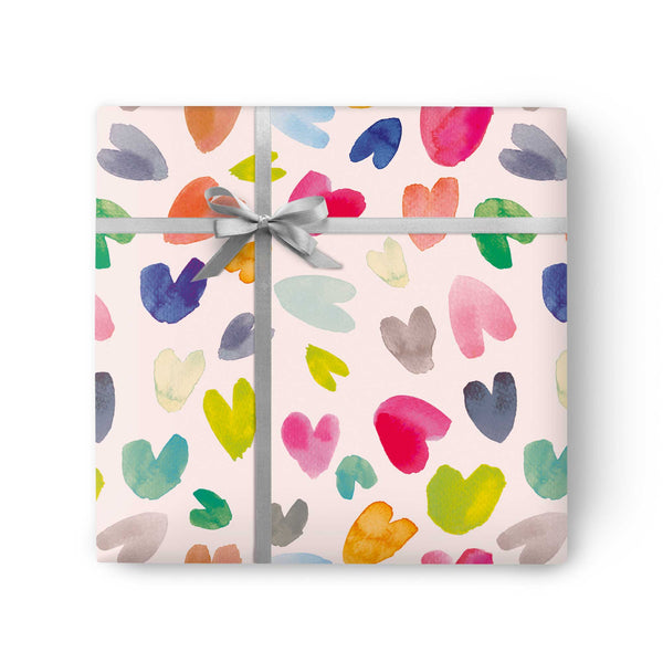 Wrapping Paper - GWP57 - Arty Hearts Wrapping Paper - Arty Hearts Wrapping Paper - Whistlefish