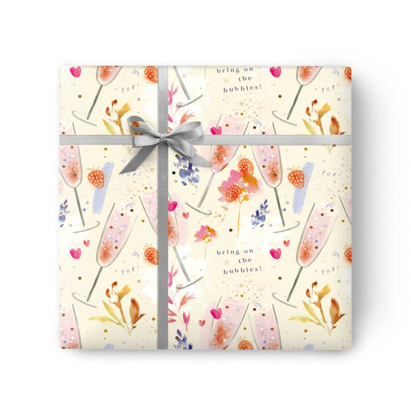 Wrapping Paper - GWP61 - Bubbles & Hearts Wrapping Paper - Bubbles & Hearts Wrapping Paper - Whistlefish