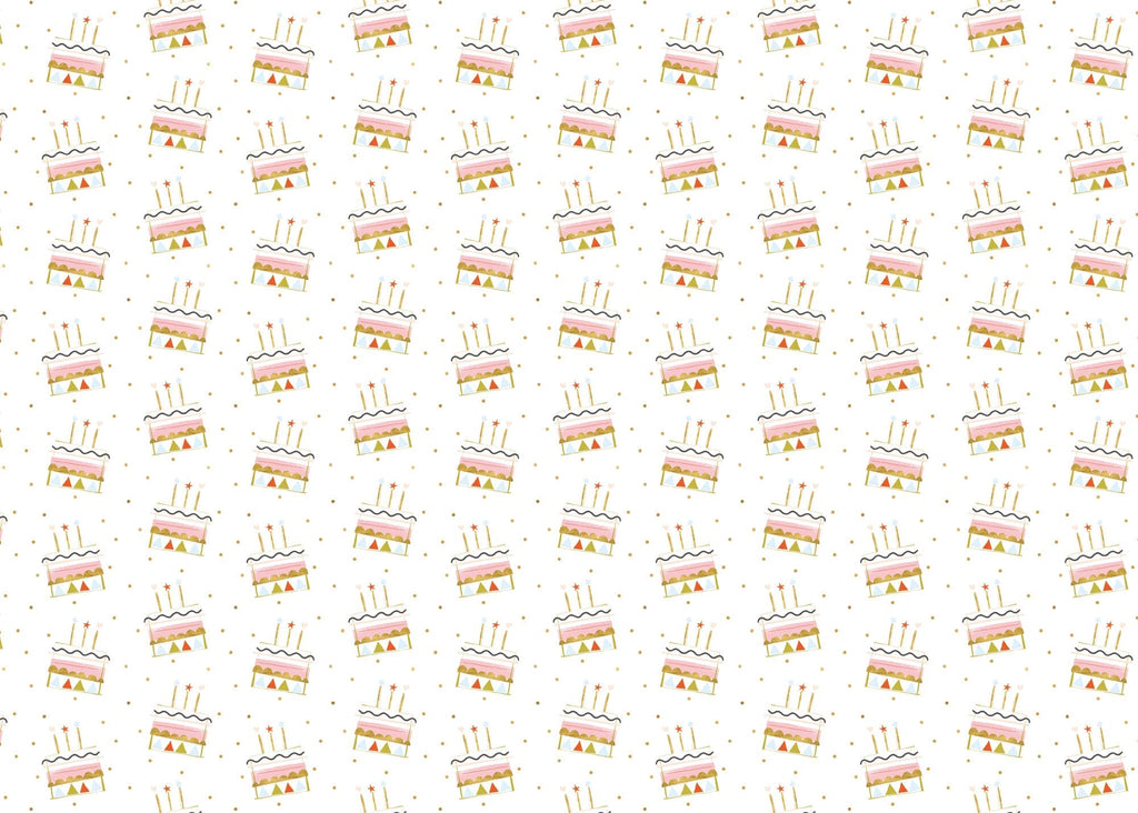 Wrapping Paper - GWP69 - Simple Cake Wrapping Paper - Simple Cake Wrapping Paper - Whistlefish