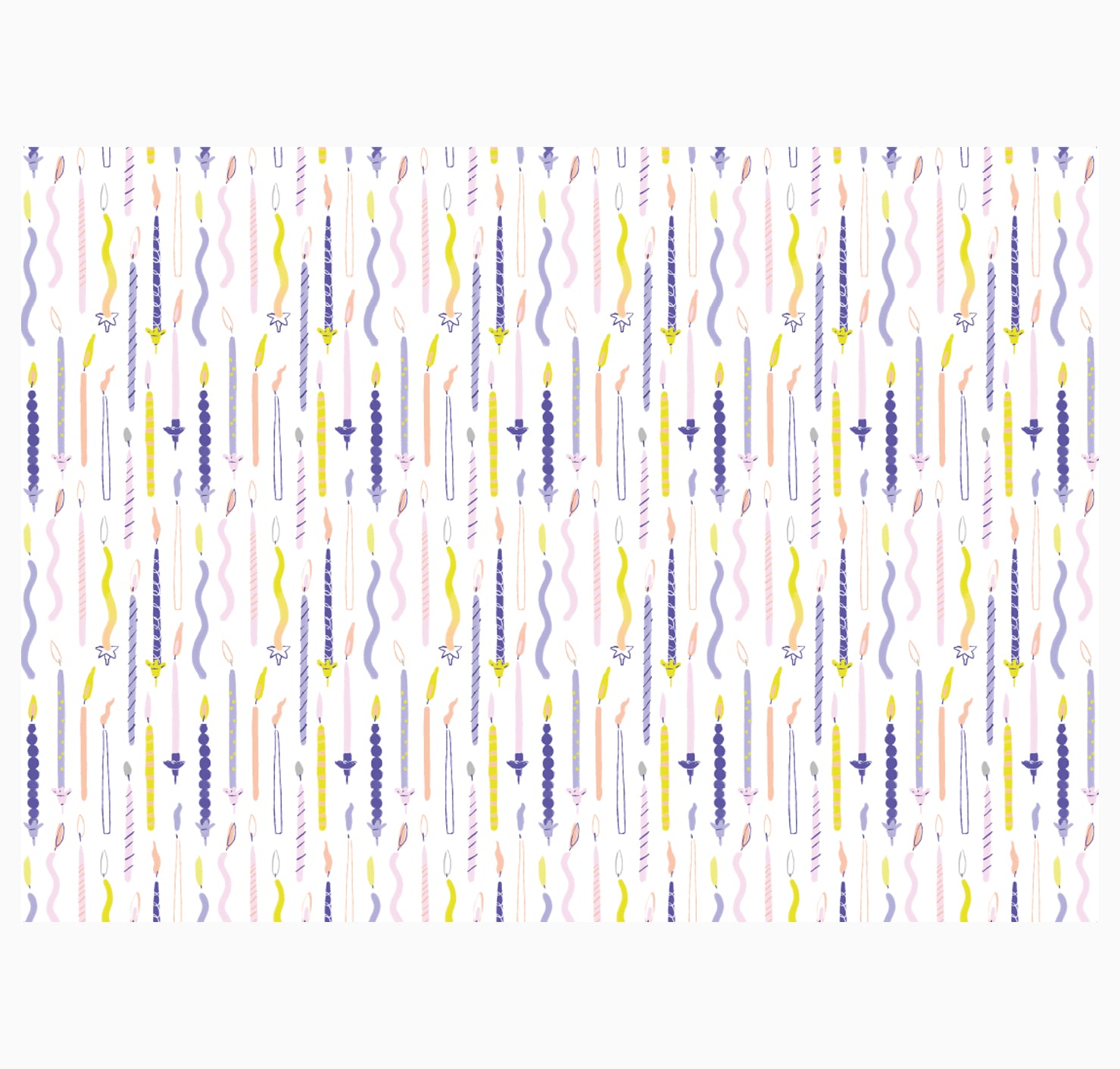 Wrapping Paper-GWP84 - Bright Candles Wrapping Paper-Whistlefish