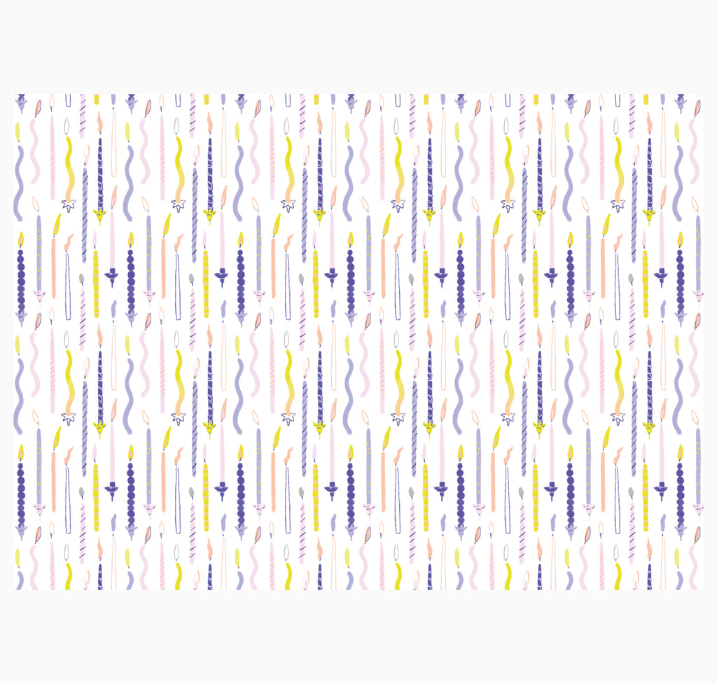 Wrapping Paper-GWP84 - Bright Candles Wrapping Paper-Whistlefish
