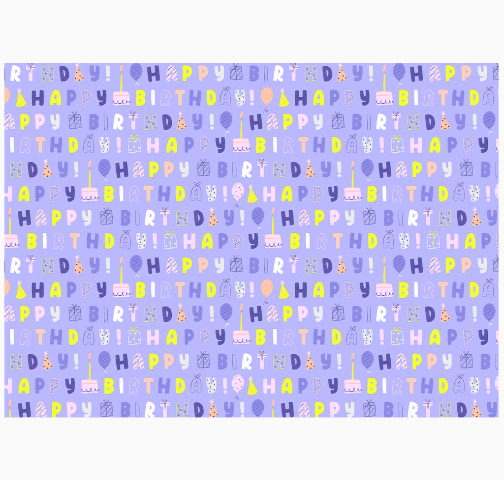 Wrapping Paper-GWP85 - Bright Birthday Wrapping Paper-Whistlefish