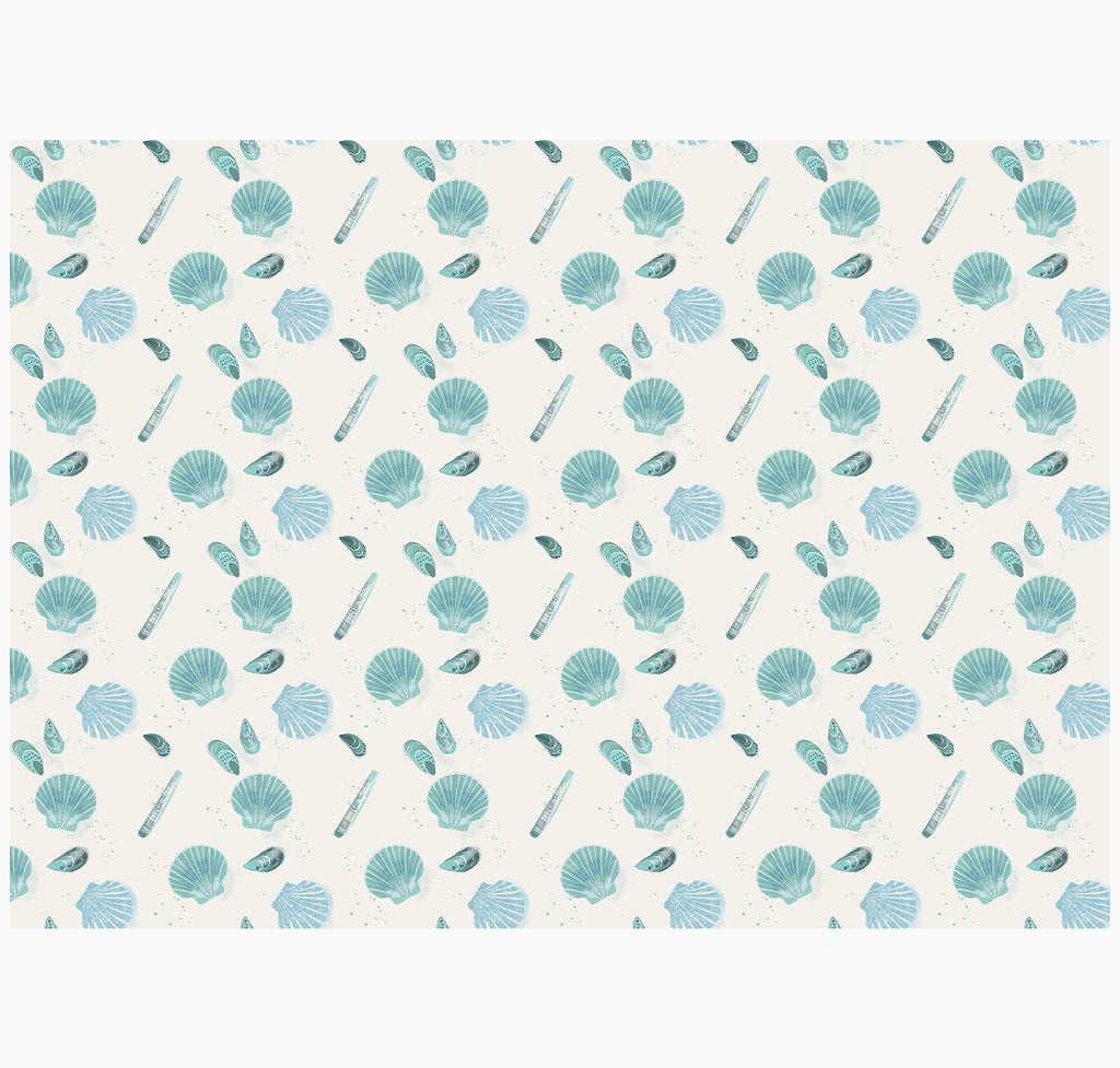 Wrapping Paper-GWP92 - Seagrass Shells Wrapping Paper-Whistlefish