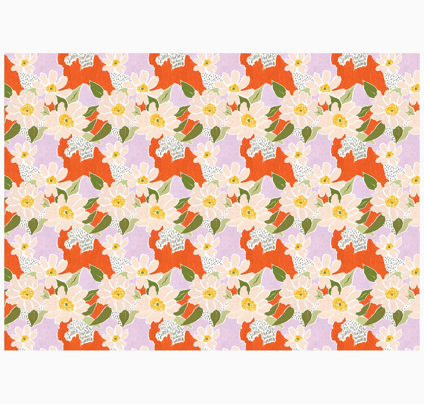 Wrapping Paper-GWP96 - Spring Zest Wrapping Paper-Whistlefish