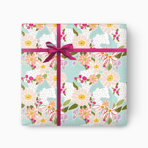 Wrapping Paper-GWP97 - Blossom Breeze Wrapping Paper-Whistlefish