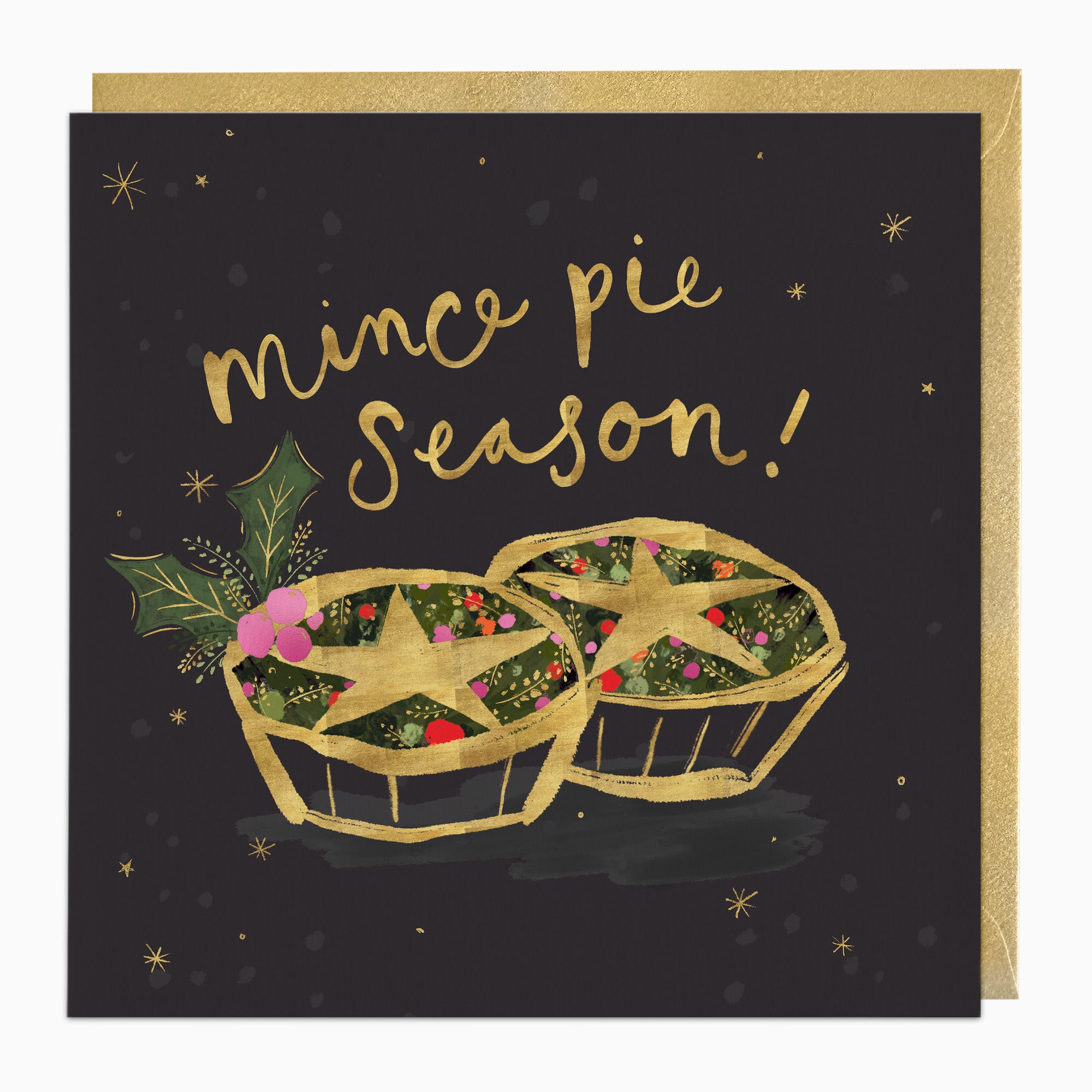 ZA102 - Mince Pie Season Christmas Card