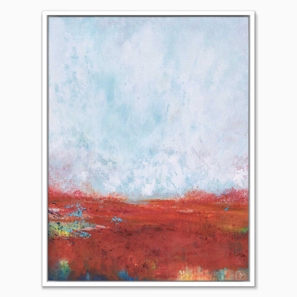 Canvas-ICC135F - Across The Moor Framed Canvas-Iris Clelford