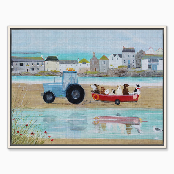 Beach Trip Framed Canvas - Whistlefish