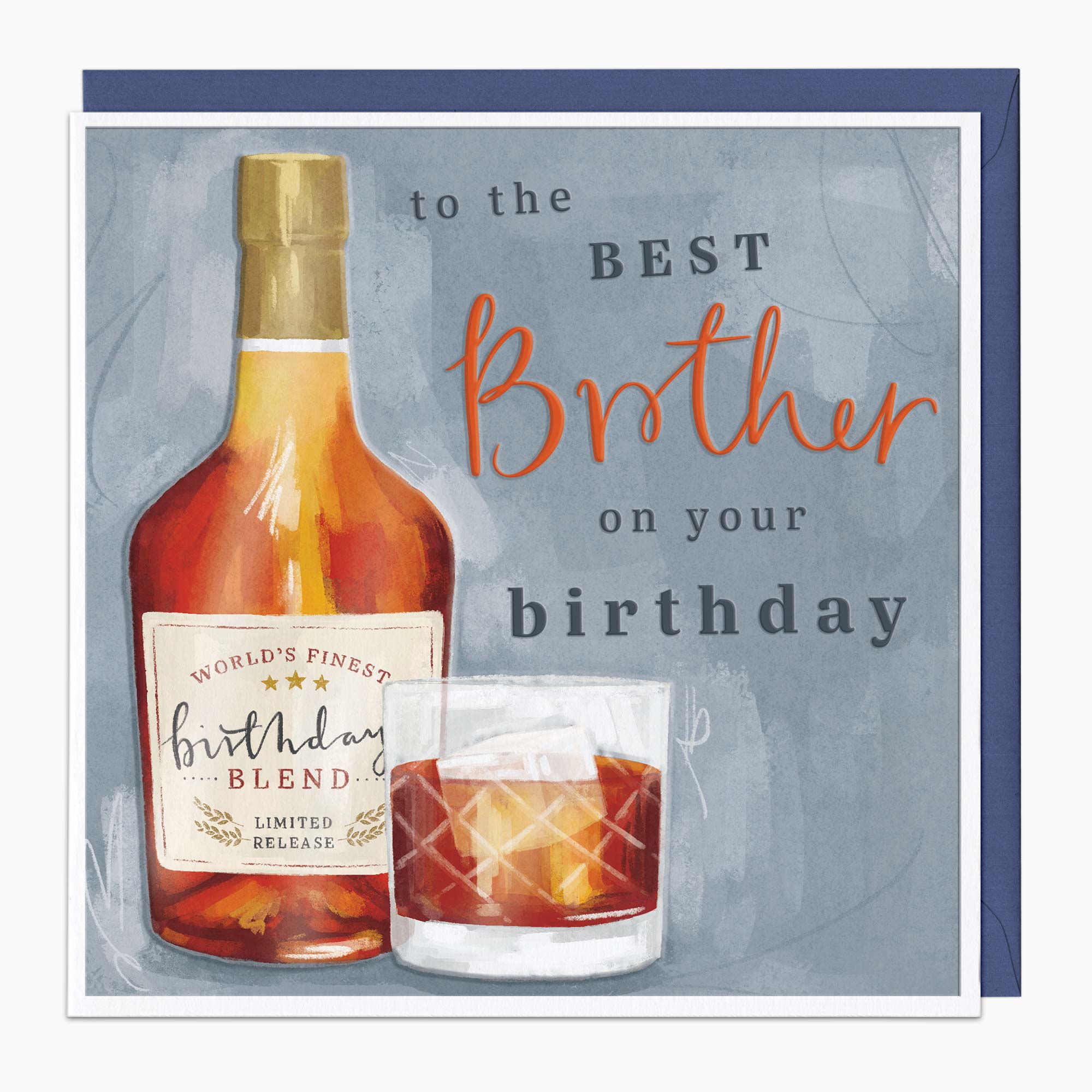 Greeting Card-H215 - Best Brother Birthday Card-Whistlefish