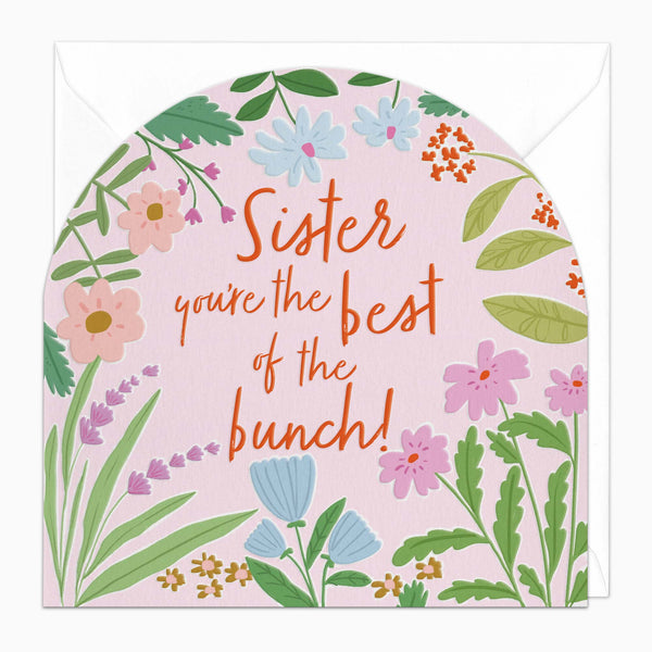 Greeting Card-H192 - Best of the Bunch Sister Card-Whistlefish