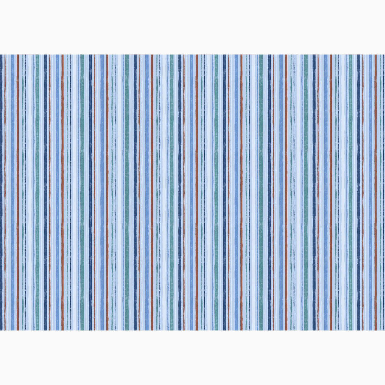Wrapping Paper-GWP147 - Blue Stripes Wrapping Paper-Whistlefish