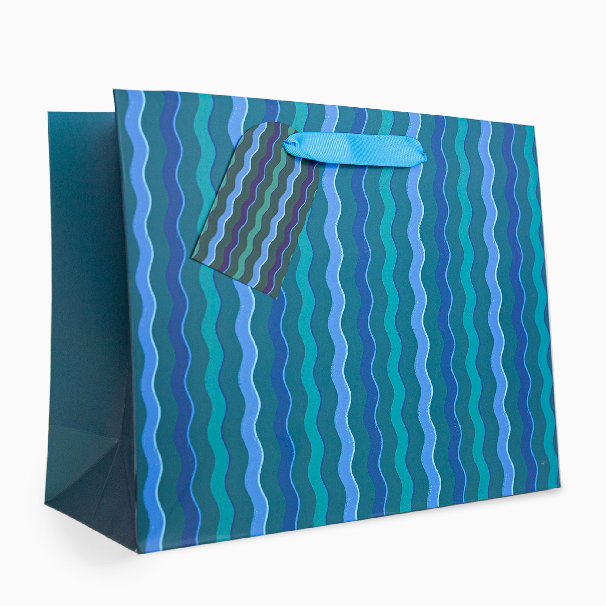 Gift Bag-WGB09MB - Blue Wibbles Medium Gift Bag-Whistlefish