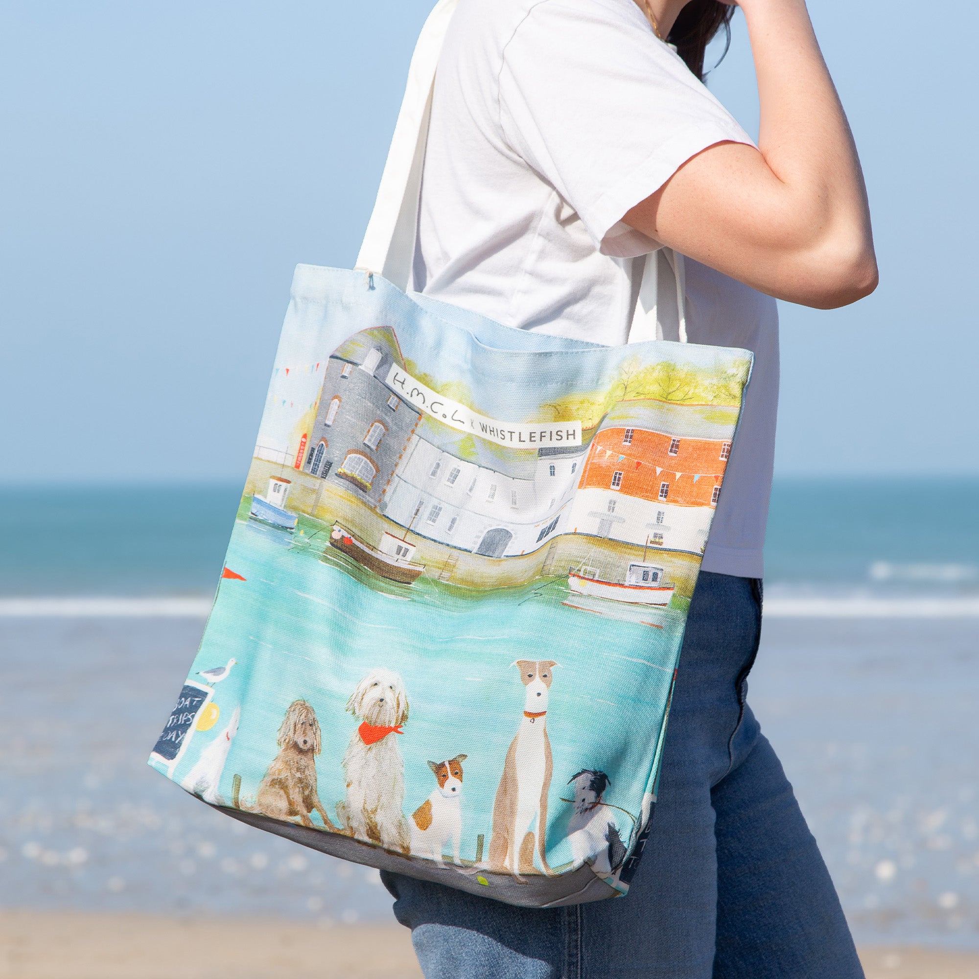 Tote Bag-HC14TB - Boat Trip Tote Bag-Hannah Cole