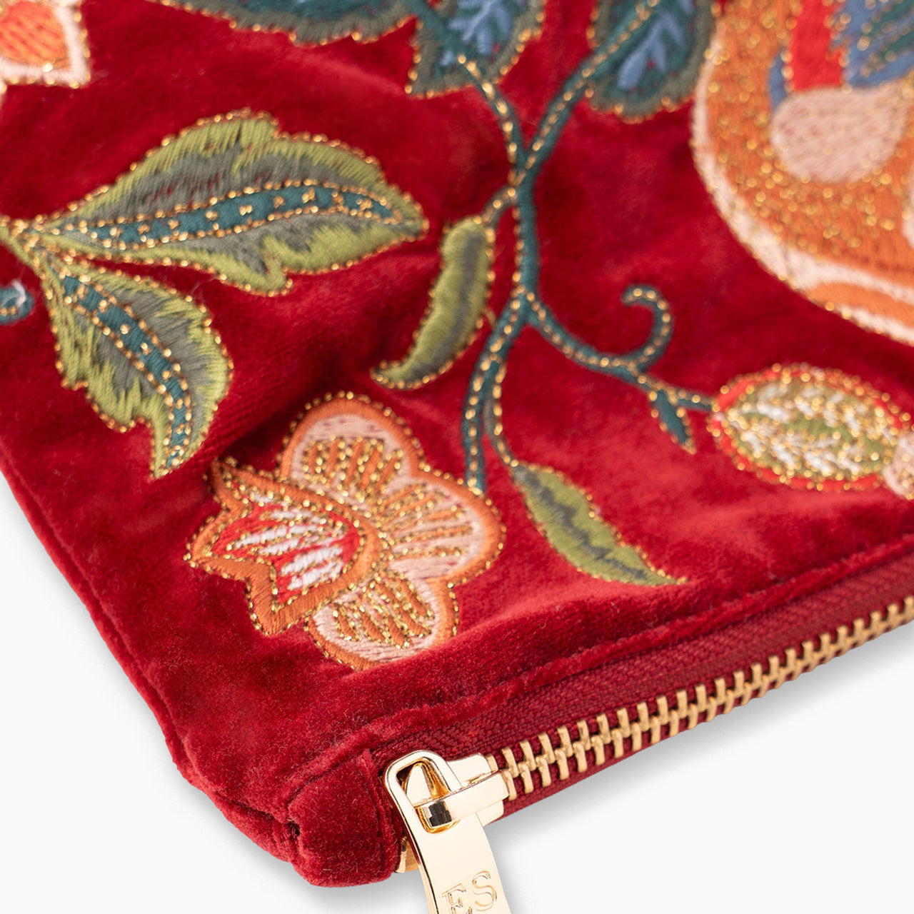 Pouch-11833 - Botanical Birds Everyday Pouch-Elizabeth Scarlett