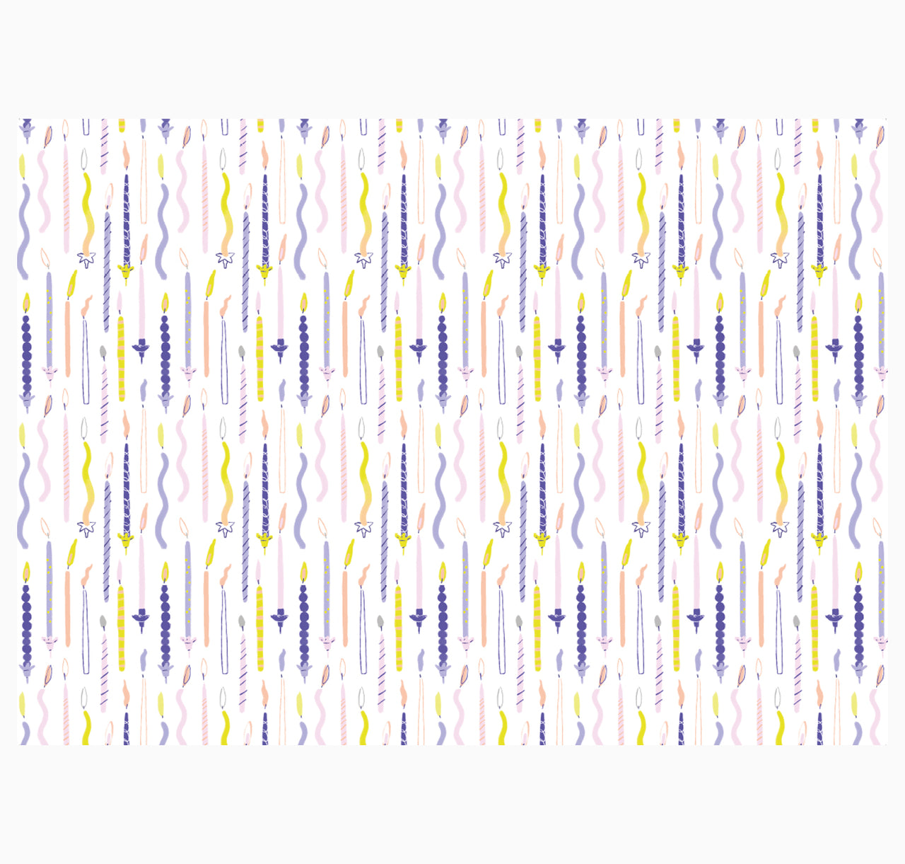 Wrapping Paper-GWP84 - Bright Candles Wrapping Paper-Whistlefish