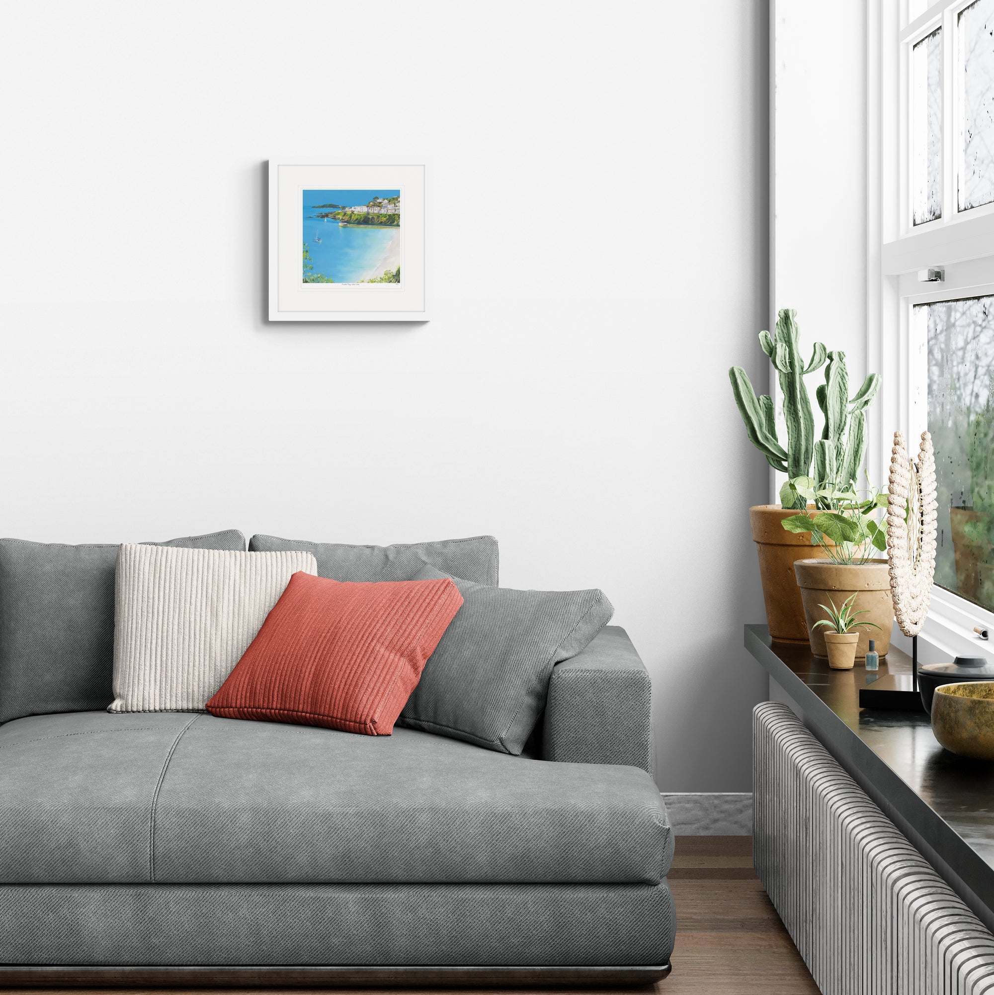 Perfect Day, West Looe Framed Print - Whistlefish